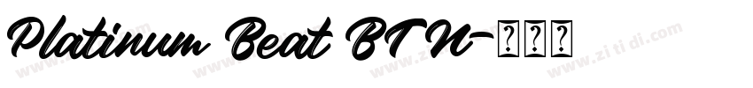 Platinum Beat BTN字体转换